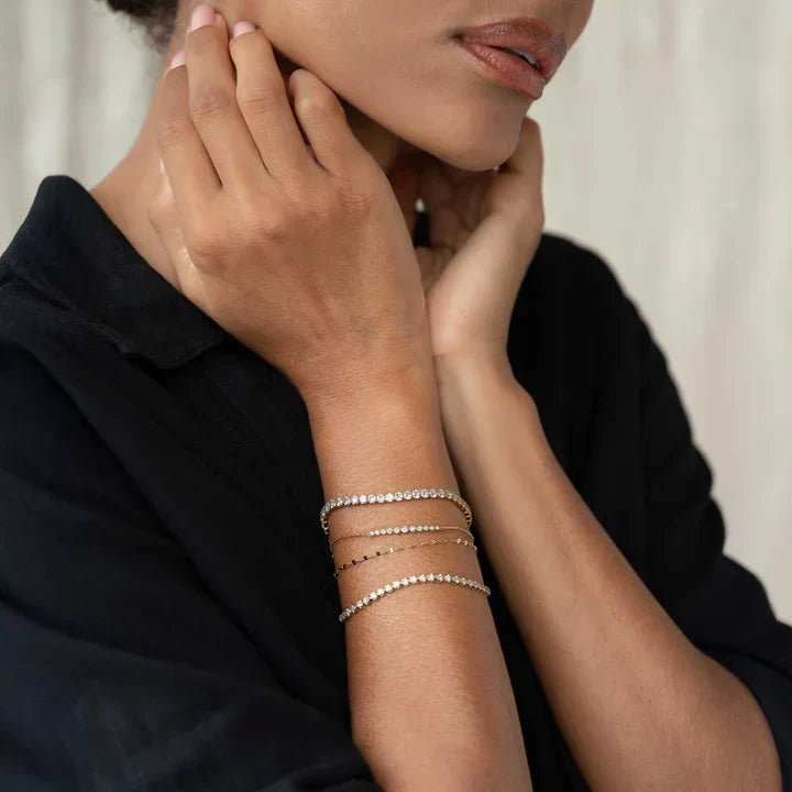 Diamond Bracelet 14k Gold - Katla