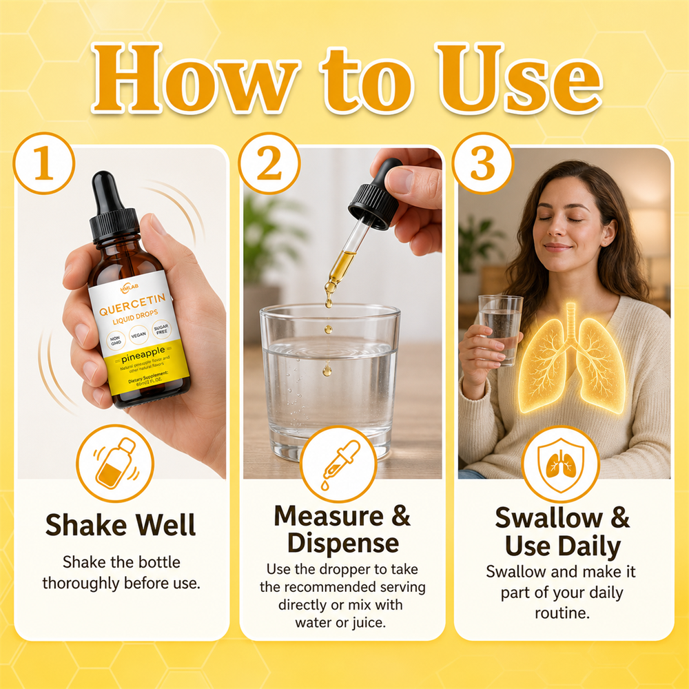 ⚡💧✅US Official Store: HMLAB® Quercetin Lung Cleanse Liquid Drops（👨‍⚕️Directly acts on COPD, asthma, chronic bronchitis (CB), respiratory infections, lung cancer, sinusitis, and other conditions）（副本）