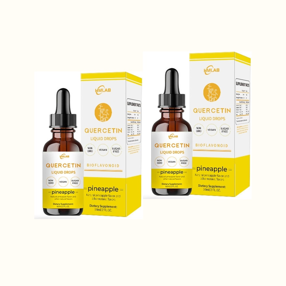 ⚡💧✅US Official Store: HMLAB® Quercetin Lung Cleanse Liquid Drops（👨‍⚕️Directly acts on COPD, asthma, chronic bronchitis (CB), respiratory infections, lung cancer, sinusitis, and other conditions）（副本）